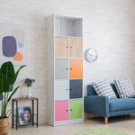 Exclusive play Colorful six-door cabinet, , large